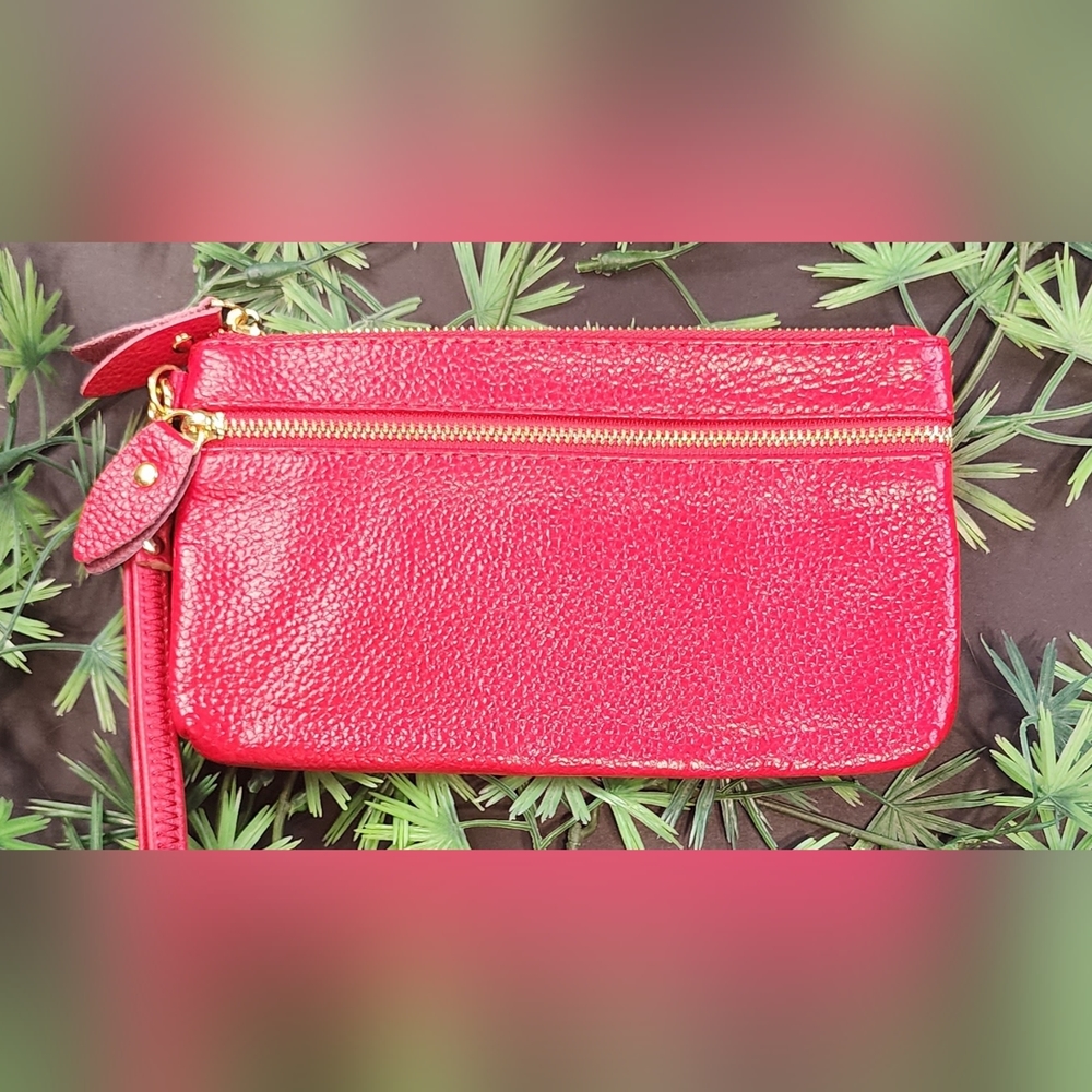 Red Wristlet Purse